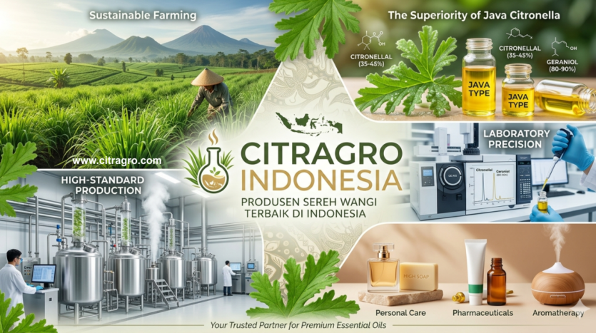 Citragro Indonesia - The Leading Producer of Premium Java Citronella Oil in Indonesia