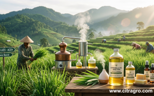 Mengapa Indonesia Menjadi Penghasil Minyak Sereh Wangi Terbaik di Dunia - Inilah Rahasianya - citragro Indonesia