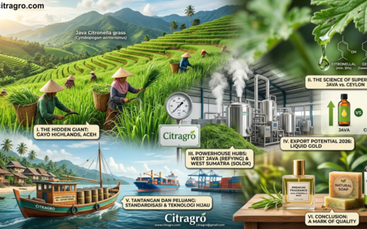 Why Indonesia Produces the World's Best Citronella Oil - The Java Citronella Standard - Citragro Indonesia