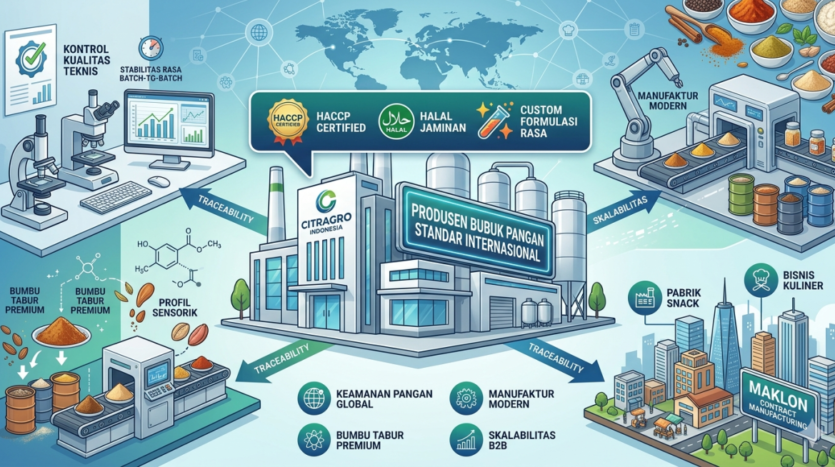 Mengenal Citragro Indonesia - Standar Global dalam Manufaktur Bubuk Pangan Custom