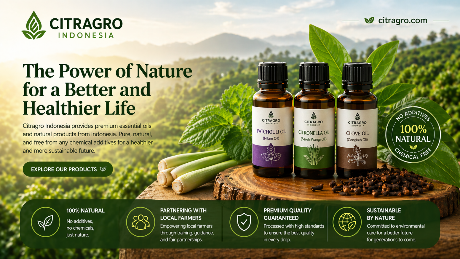 Citragro Indonesia Cover - Natural Essential Oils