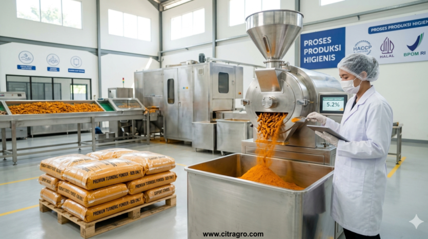 Produsen Kunyit Bubuk Berkualitas - Panduan Lengkap Proses Produksi, Standar Mutu, dan Memilih Supplier Terpercaya - citragro Indonesia
