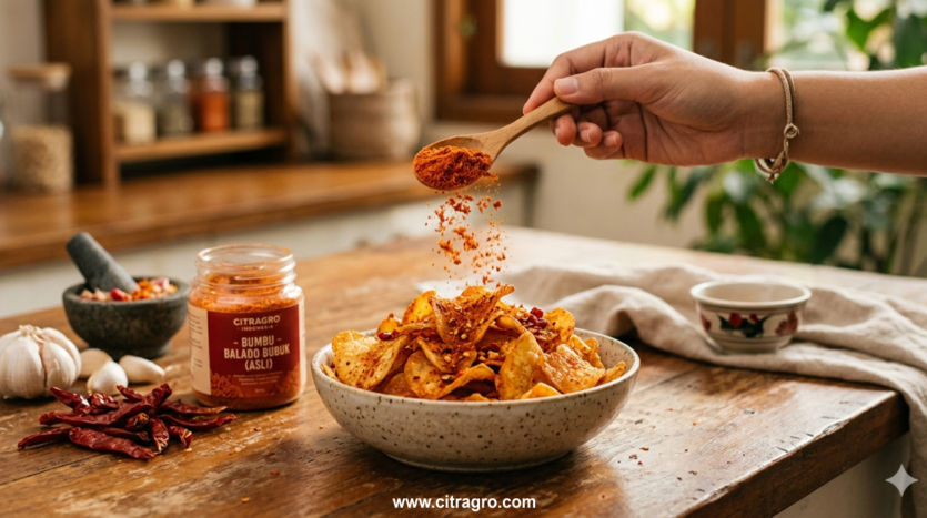 Rahasia di Balik Profil Rasa Bumbu Balado yang Ikonik - Teknik Formulasi Profesional - citragro Indonesia nomor satu penghasil bubuk balado