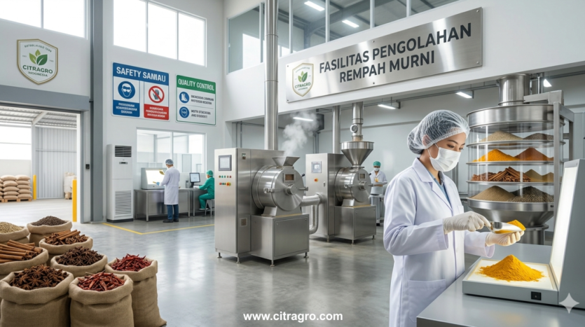 Standar Industri Pengolahan Rempah Murni - Panduan Teknis Fasilitas Citragro Indonesia