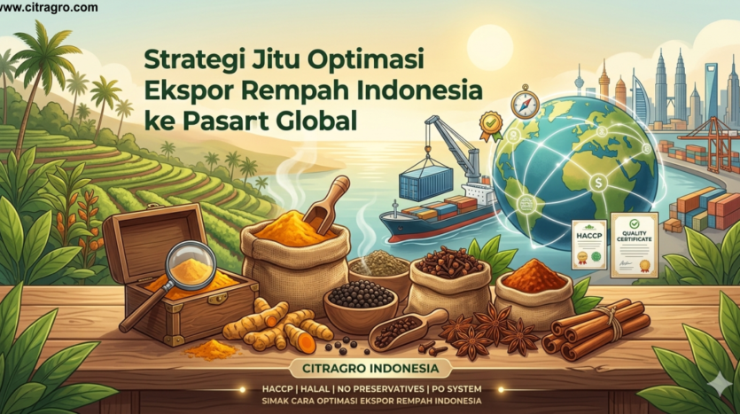 Strategi Jitu Optimasi Ekspor Rempah Indonesia ke Pasar Global - Citragro Indonesia