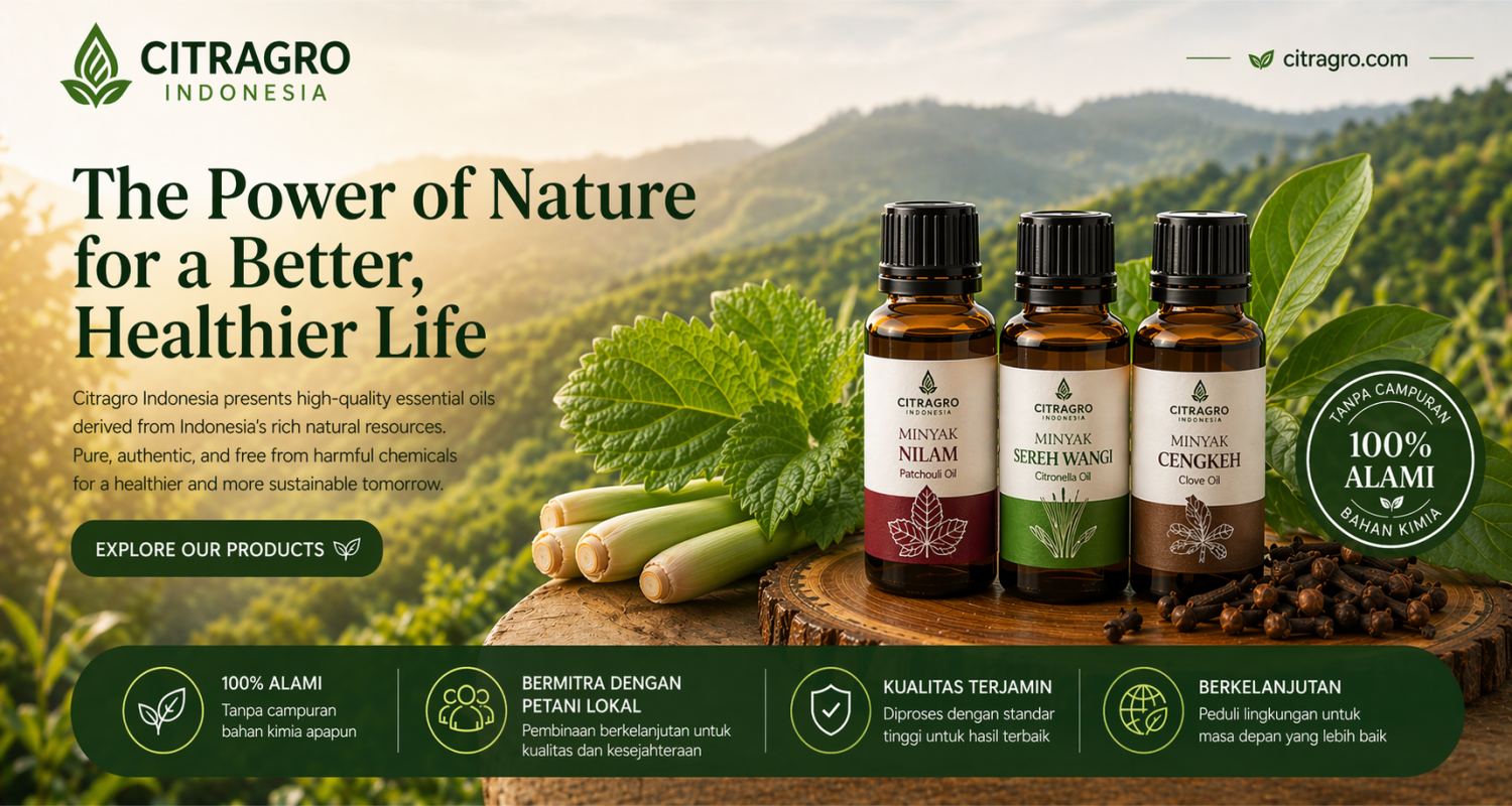 Citragro Indonesia Main Cover - Natural Essential Oils