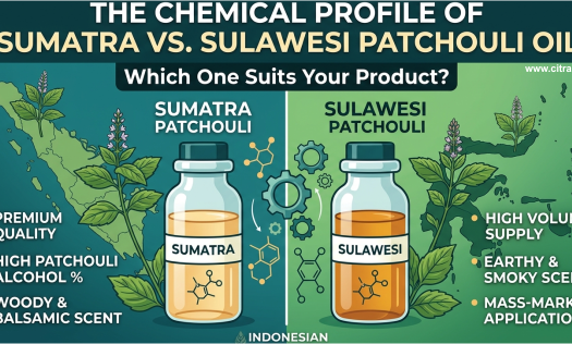 The Chemical Profile of Sumatra vs. Sulawesi Patchouli Oil - Which One Suits Your Product - Citragro Indonesia