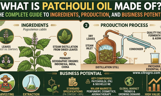 What Is Patchouli Oil Made Of - The Complete Guide to Ingredients, Production, and Business Potential - citragro Indonesia